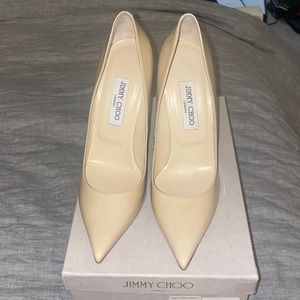 Brand New Jimmy Choo: Anouk Pump In Nude 💛 100 mm, perfect condition.
